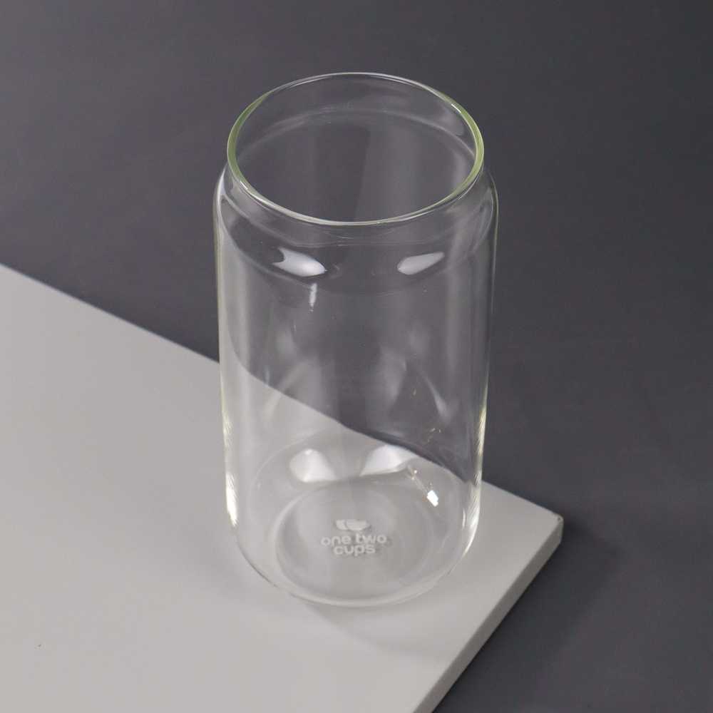 TD-AI One Two Cups Gelas Minuman Kaleng Borosilicate Glass 550ml - CXX186