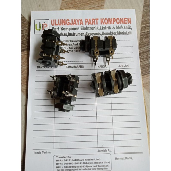 jack socket Akai mono-soket kelabang Akai mono