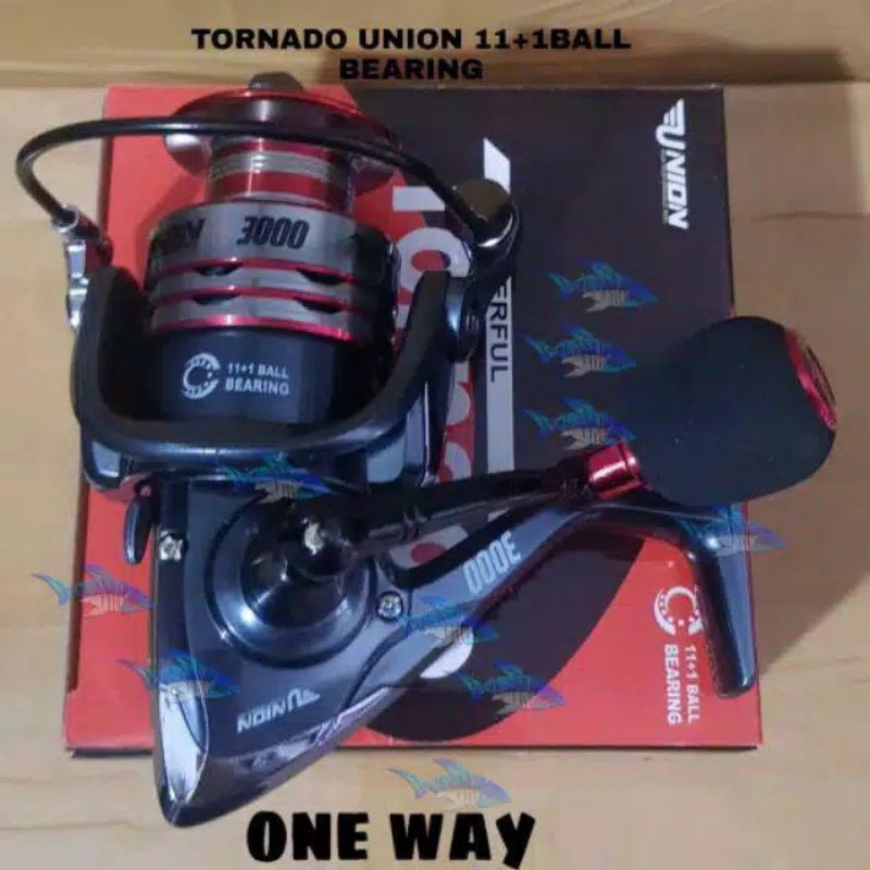 REEL TORNADO UNION 11+1BALL BEARING HIGH QUALITY PRODUK