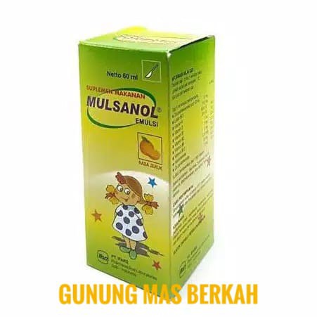 Mulsanol Emulsi Syrup 60 ml Rasa Jeruk