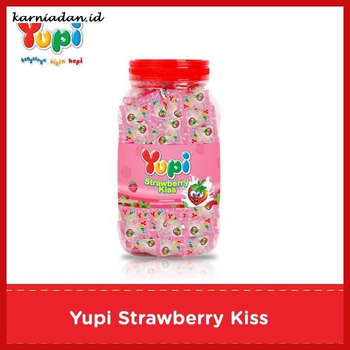 

MAKANAN-RINGAN- YUPI STRAWBERRY KISS JAR 300 GR -BERMACAM-MACAM.