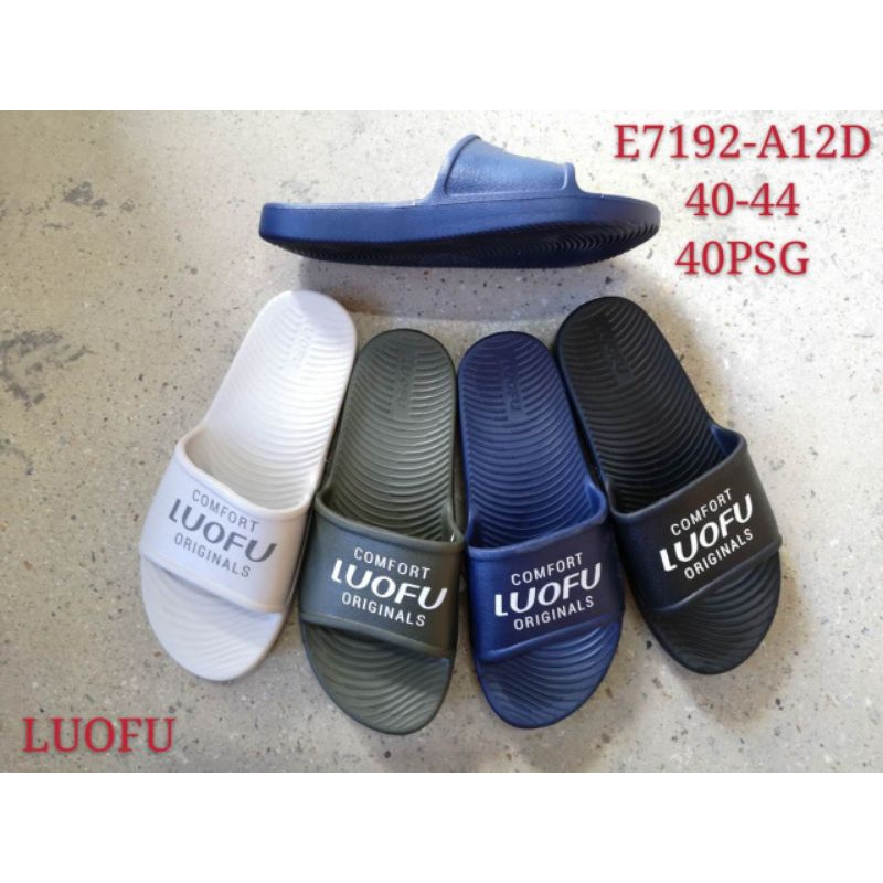 SANDAL EMPUK & RINGAN KOKOP PRIA COMFORT LUOFU ORIGINAL TERMURAH E7192-A12D (AA7) SIZE 40-44