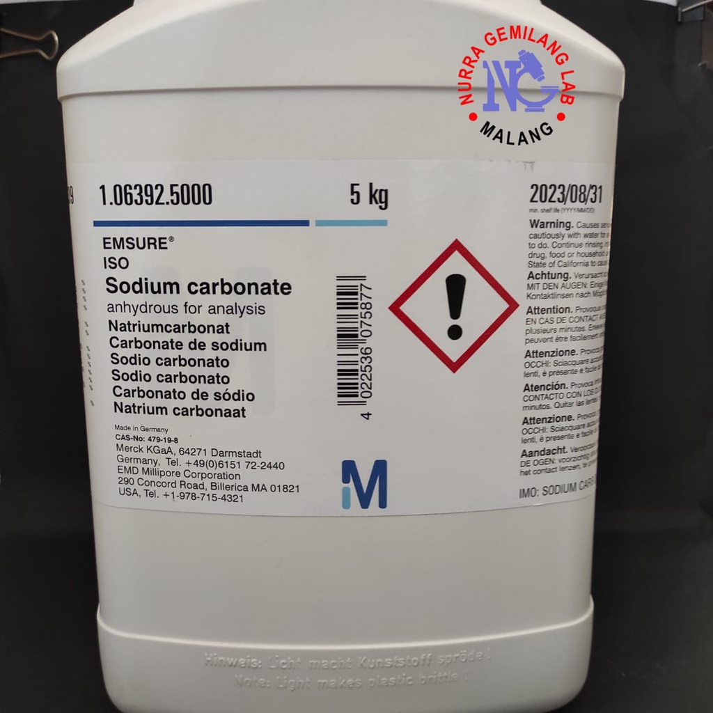 Sodium carbonate Na2CO3 MERCK 1.06392.5000 ecer 10 gram