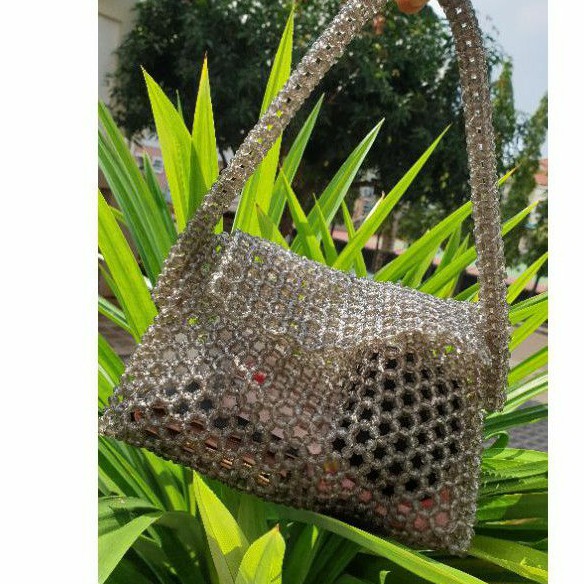 TAS JINJING | HAND BAG | BEAD BAG | TAS MOTE TANGAN | Tas Manik-Manik Akrilik Handmade |  Tas Mote |