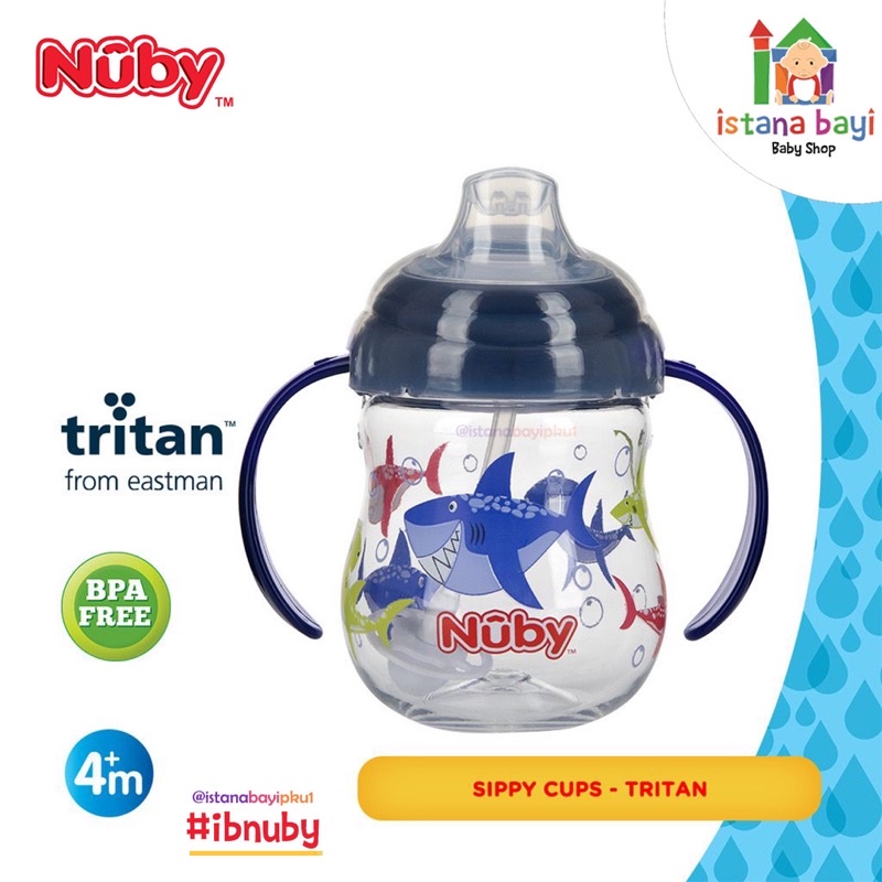 Nuby Tritan Spout - Botol Minum Tritan Spout / Sippy CUp