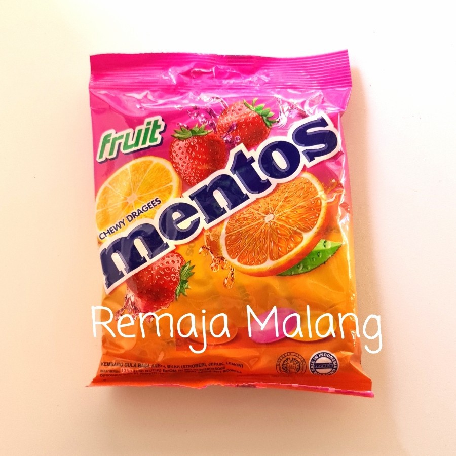 

Permen Mentos Fruit / Buah 135gr (isi 50 pcs)