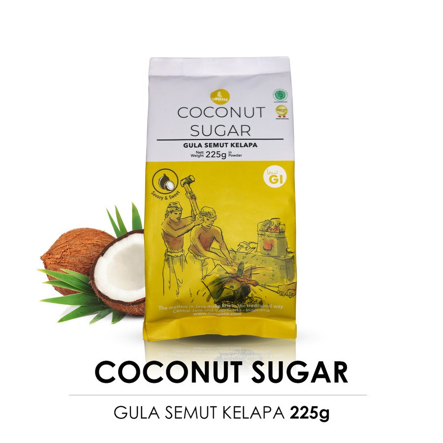 Timurasa, Crystal Coconut Sugar (Gula Semut Kelapa) 225gr