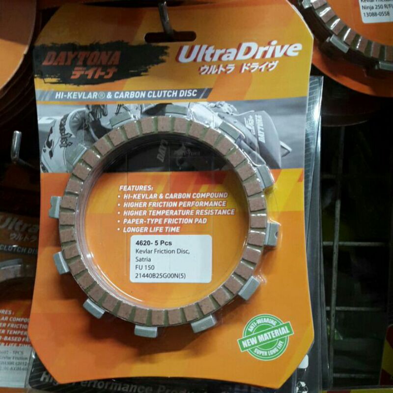 Kampas Kopling Satria Fu Gsx 150 Thunder Daytona, Kampas Plat Kopling Fu