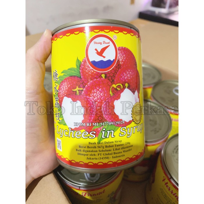 

Kalengbuah- Herring Lychee Syrup 567 Gr/ Lychee Kaleng Herring Brand 567 Gr - Tanpa Bubble -Buah-