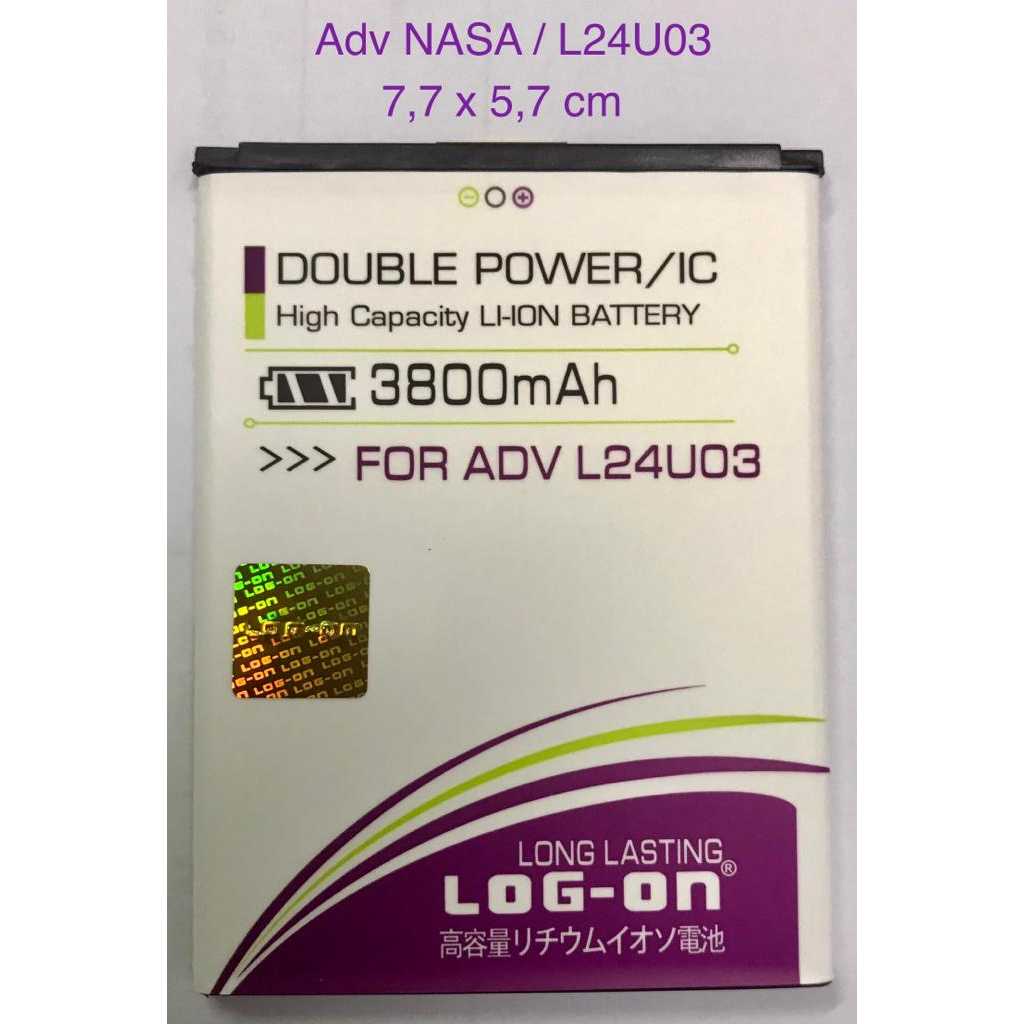 Baterai Advan Nasa Log On Baterai Double Power