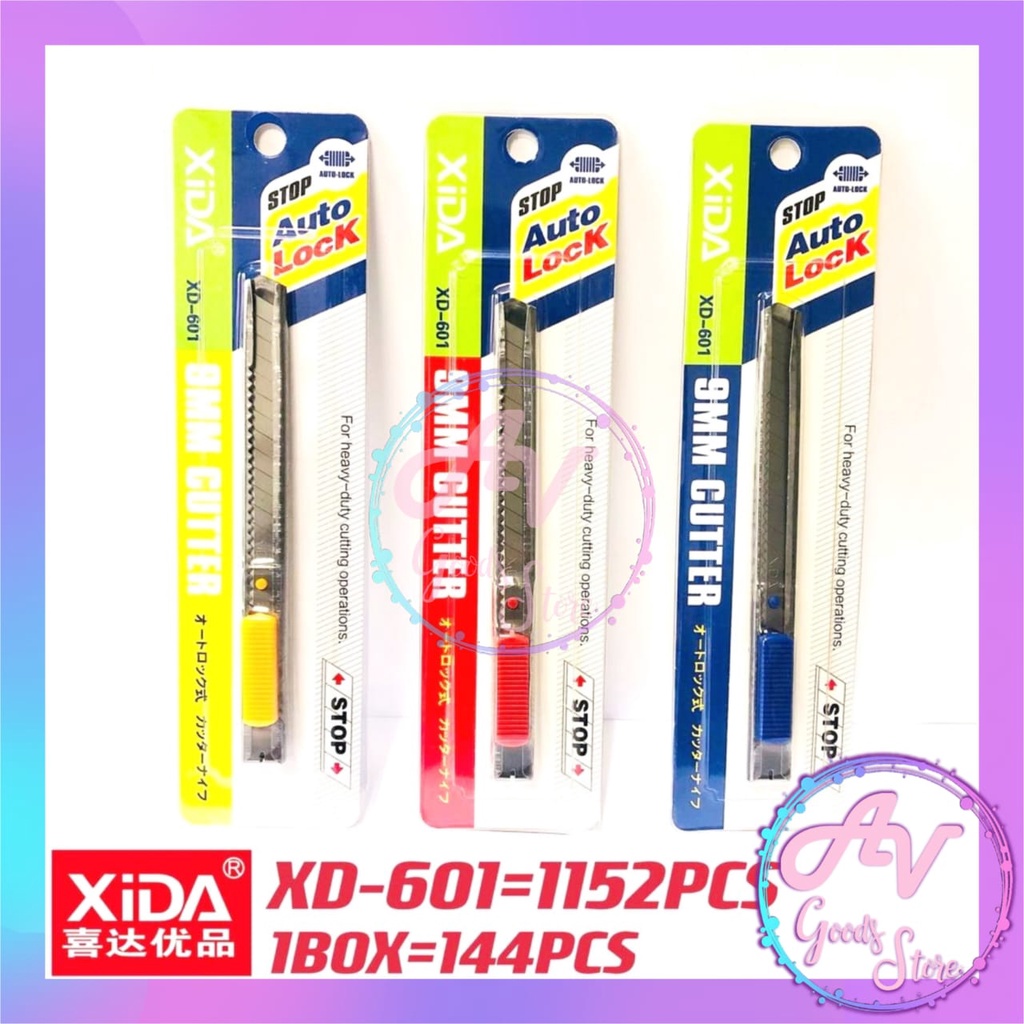 

Cutter XIDA / Pisau Cutter XIDA Kecil Sedang Besar / Cutter