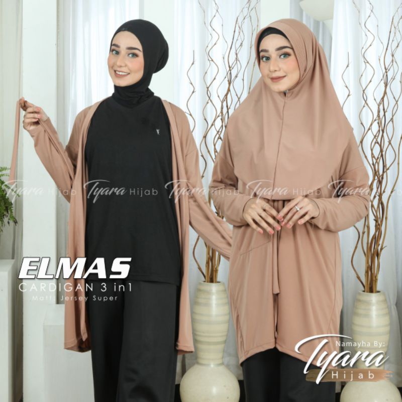 ELMAS CARDIGAN 3IN1 ORI TYARA HIJAB