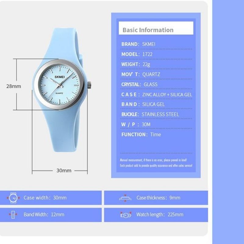 Jam Skmei 1722 original bergaransi free carton box