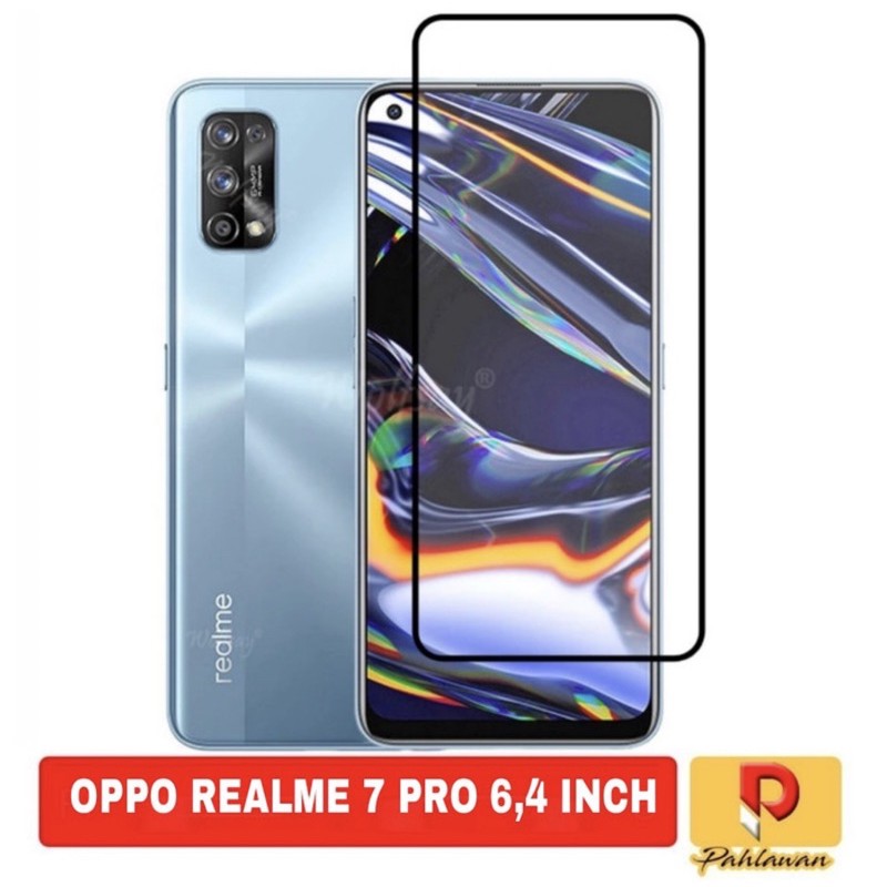 TEMPERED GLASS FULL LEM REALME 7 PRO - BC