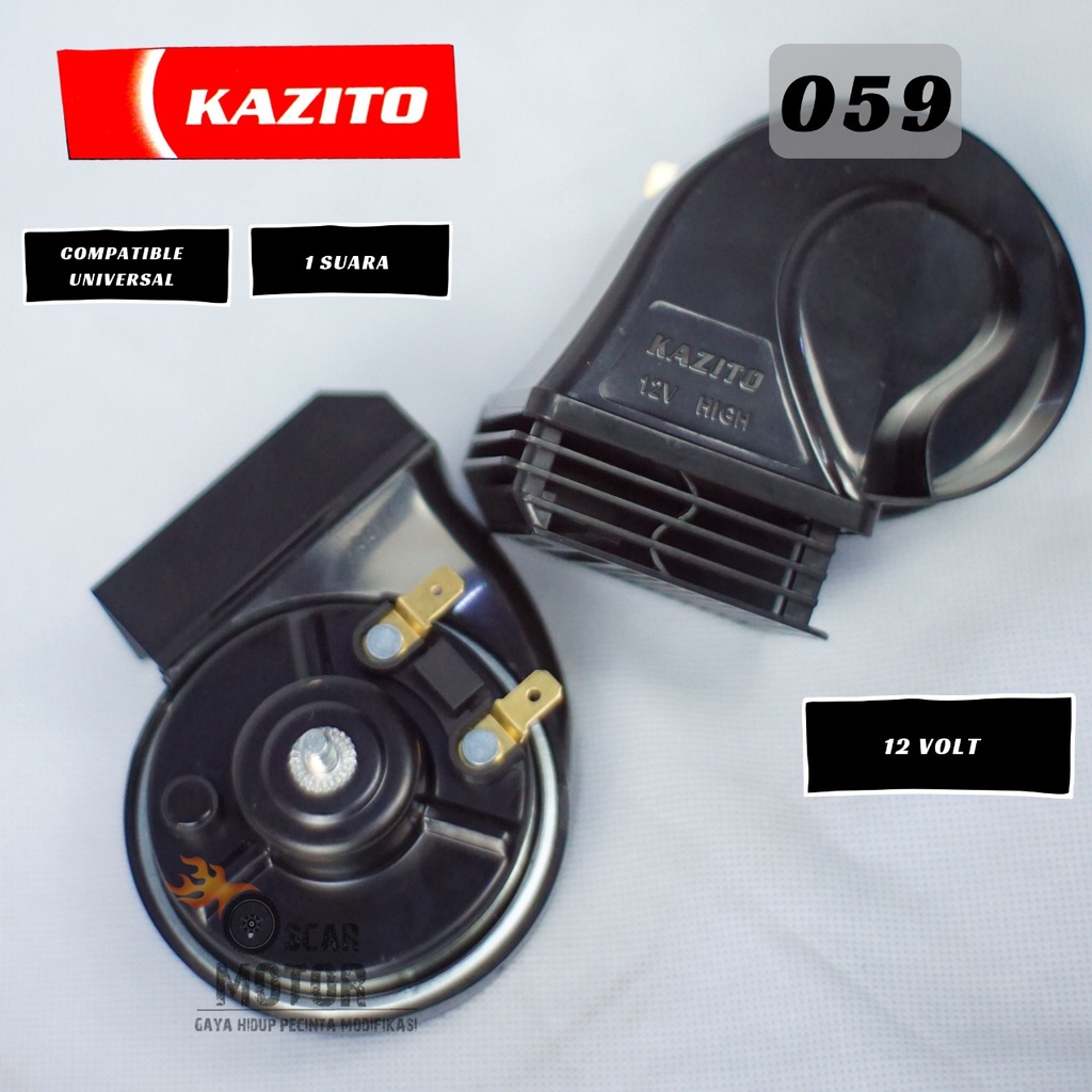 KLAKSON KEONG WATERPROF KAZITO TWINS WATERPROF KAZITO HORN TEROMPET DOUBLE UNIVERSAL   By Mega_Racing