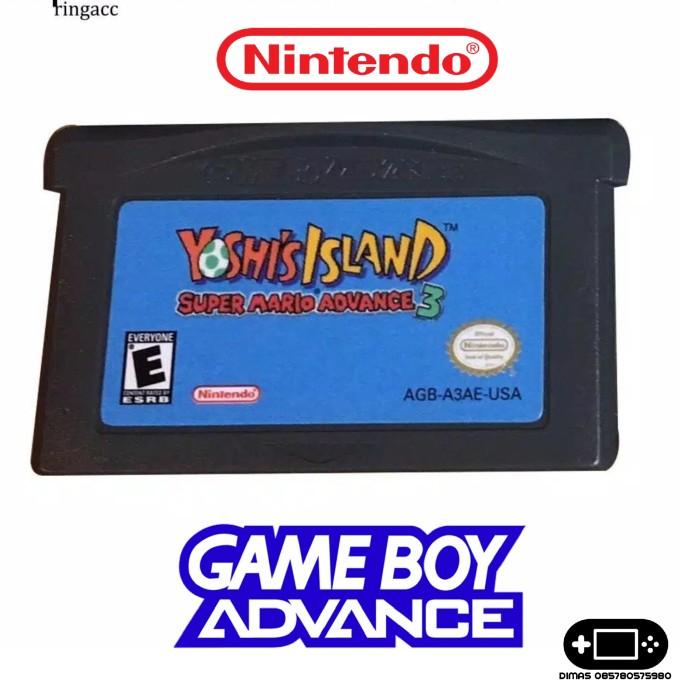 Kaset Nintendo Gameboy Advance GBA SP Micro DS Lite YOSHI ISLAND