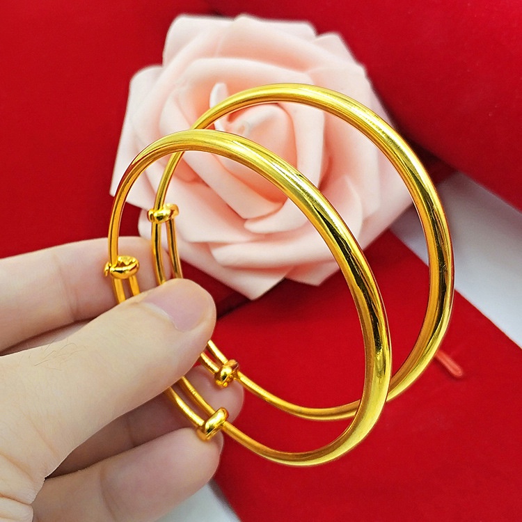 Gelang Emas Asli Kadar 375% Bangle  Wanita Hadiah Terbaik 713G3#