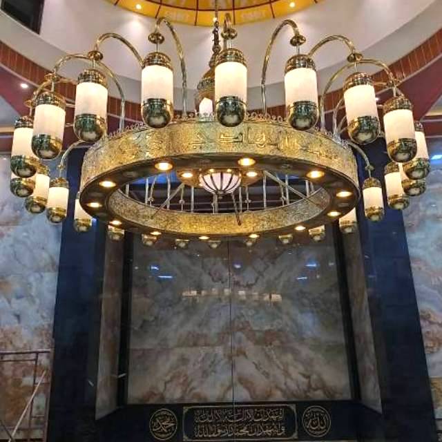 Lampu Masjid Megah-Lampu Masjid Mewah-Masjid Nabawi-Lampu Masjid Madinah-Replika Lampu Madinah
