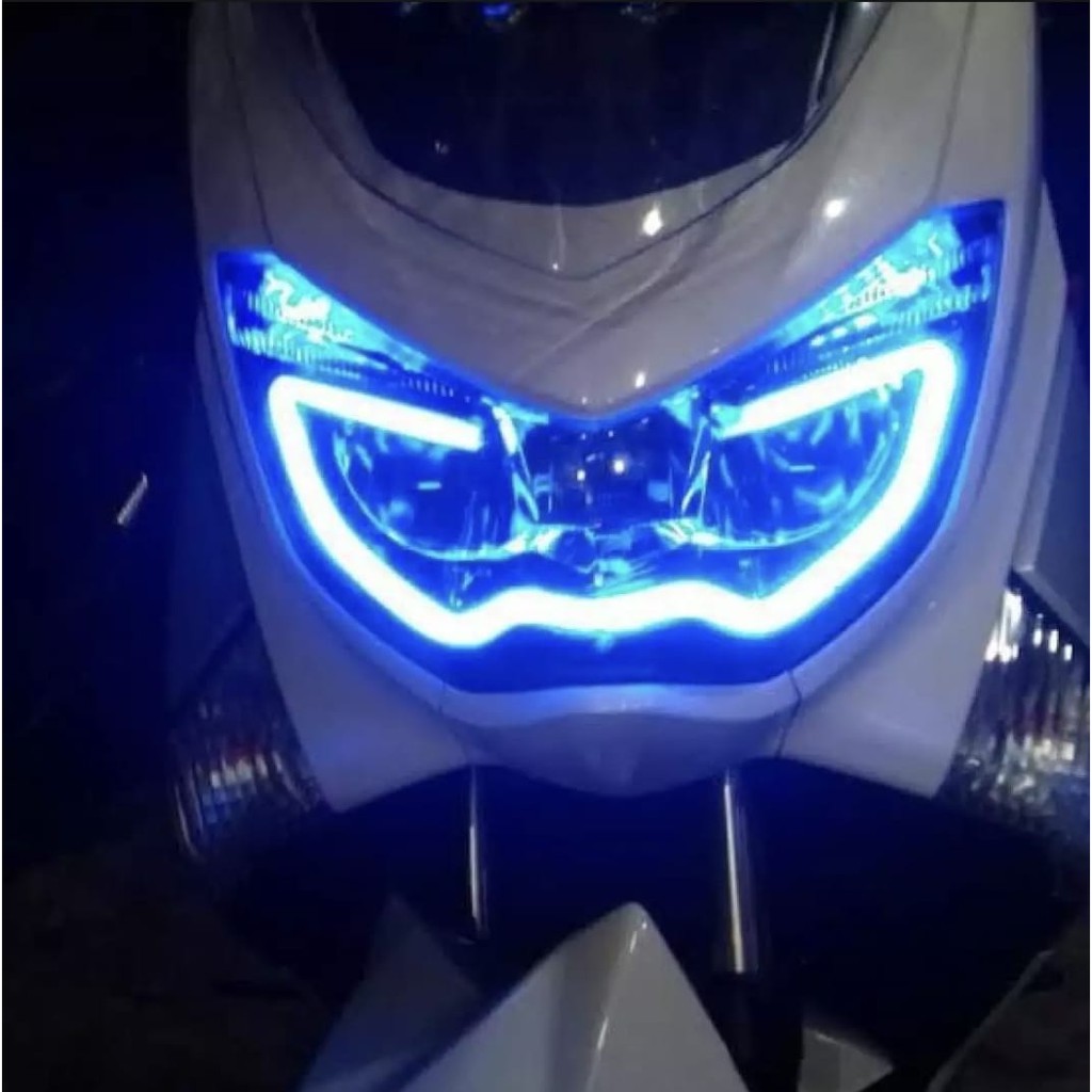 LAMPU ALIS FLEXIBLE 30 CM BSA UNTUK MOTOR DAN MOBIL LAMPU LED STRIP RGB WARNA MERAH BIRU PUTIH UNIVE