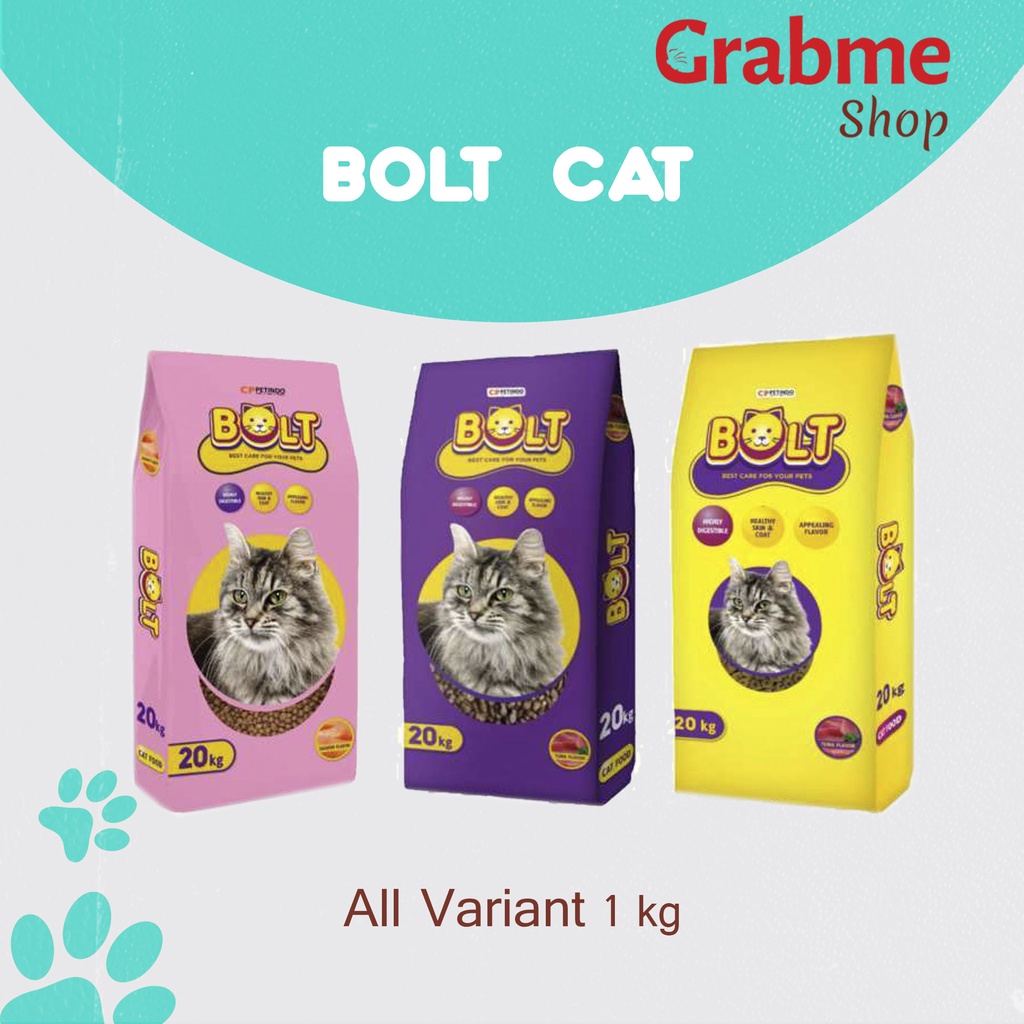 Makanan Kucing murah BOLT All Variant 1kg