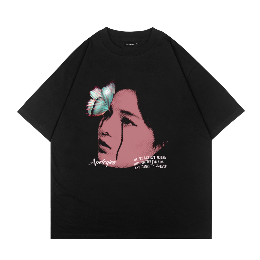 T-Shirt | Oversize | Night Butterfly | Black | Apelogies | New Drop