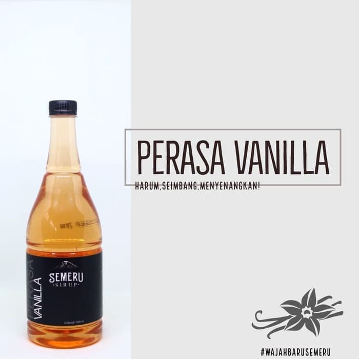 

Sirup Semeru Rasa Vanila | Semeru Vanilla Syrup 1000 ml