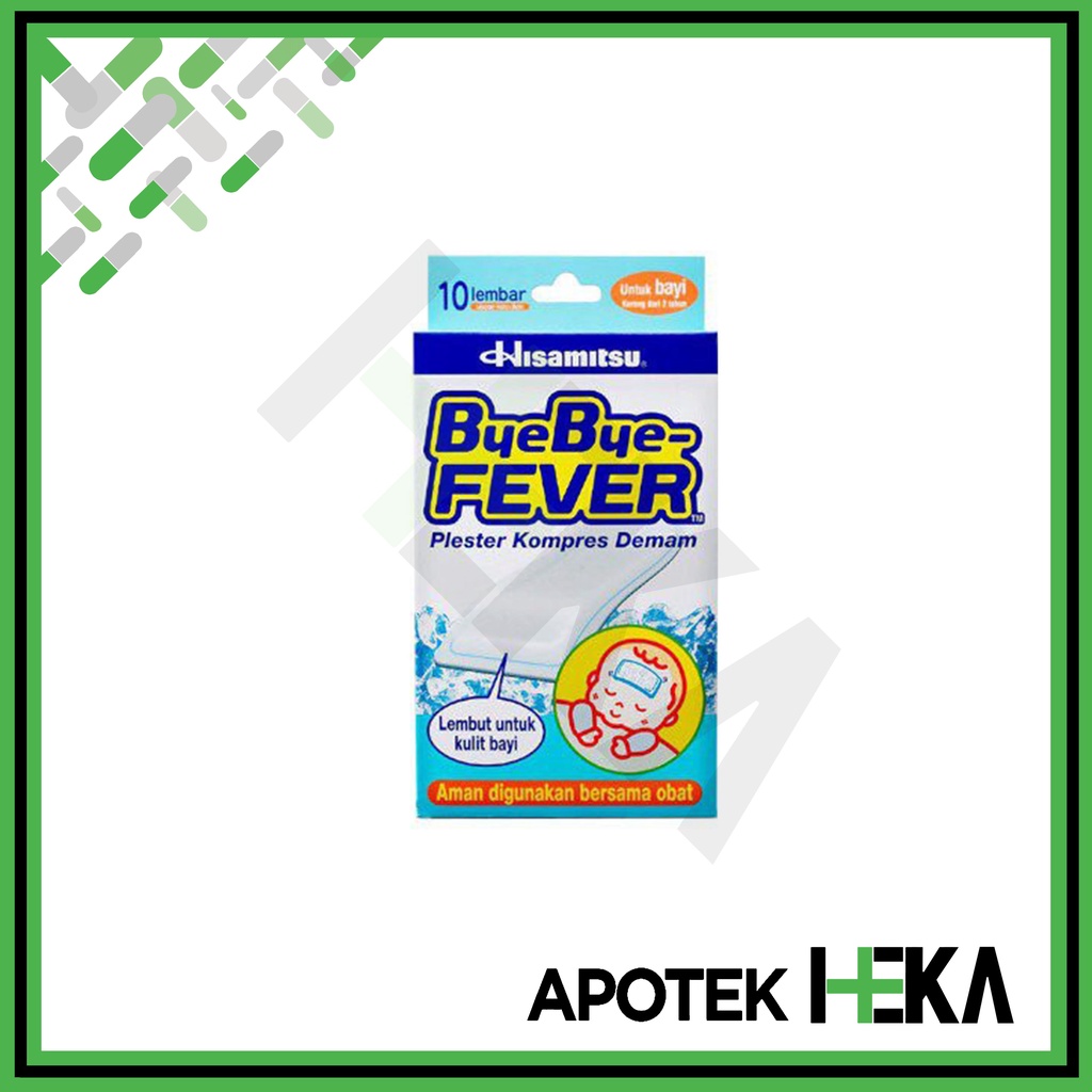 Byebye Fever Bayi - Plaster Kompres Demam Bayi Box isi 10 (SEMARANG)