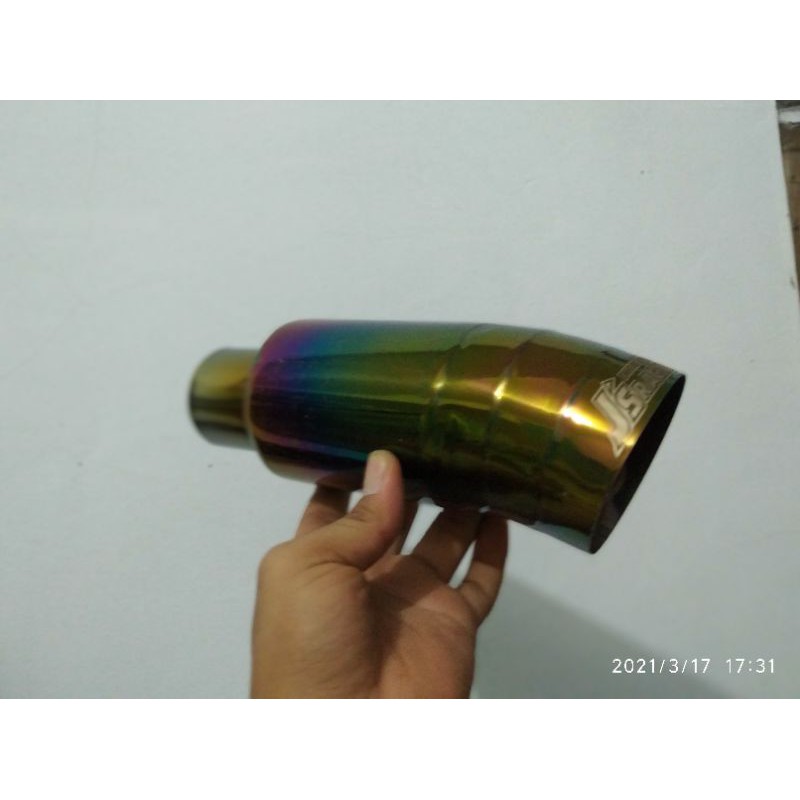 Tailpipe JS Racing Pelangi Knalpot mobil L300 Pajero Fortuner Brio Agya Ayla Avanza Xenia dll