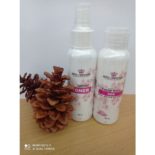 Toner & Facial Wash Ratu Skincare untuk kulit Normal