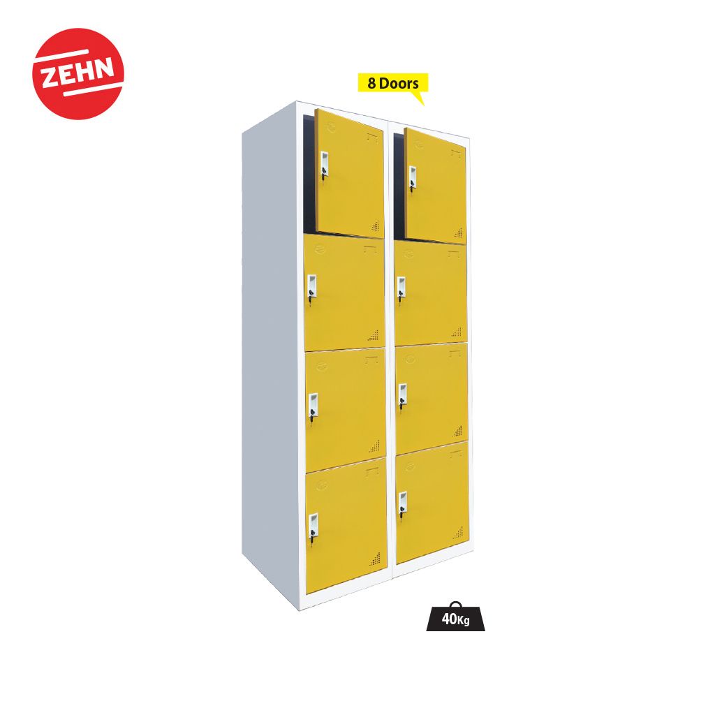 Jual Zehn Laci Besi Locker 2Column 4 Tiers Dyellow Locker Besi Lc00104 2 Yl Indonesia Shopee Indonesia