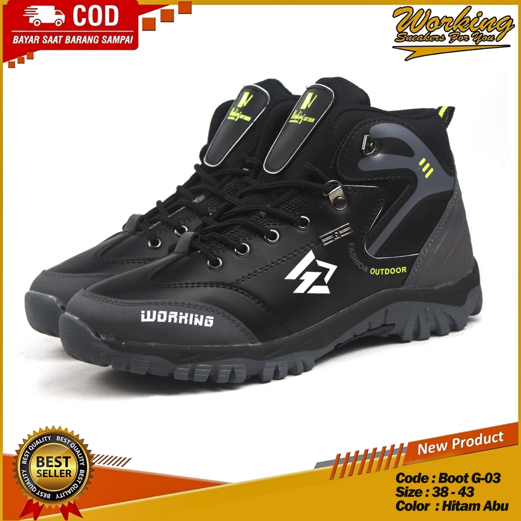 Working Sneakers For You Sepatu Boot Hiking G-03