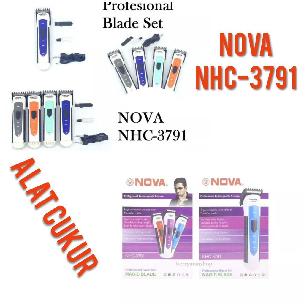 Alat Cukur Rambut Portable Merk Nova NHC-3791
