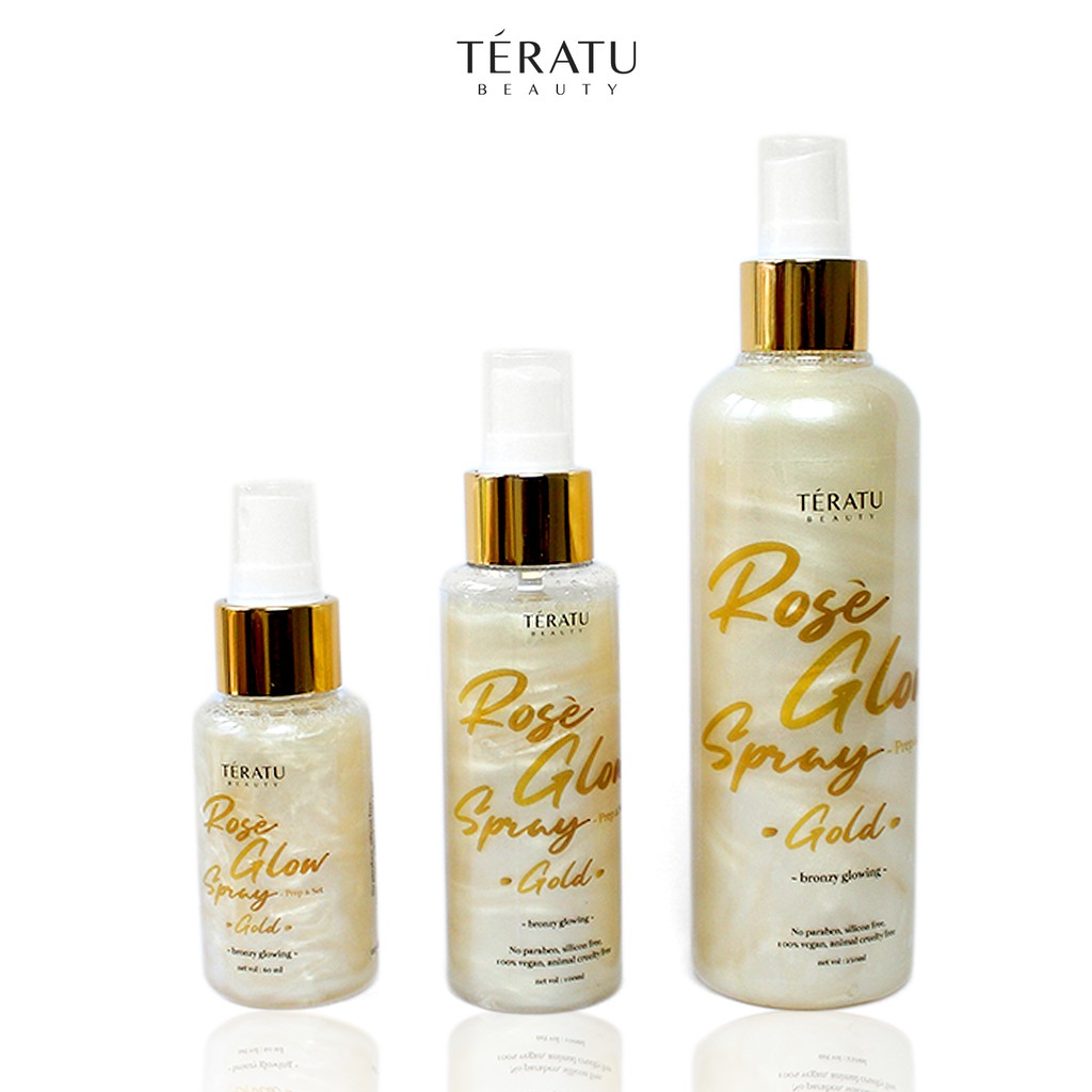 

Teratu Beauty Rose Glow Spray - Gold