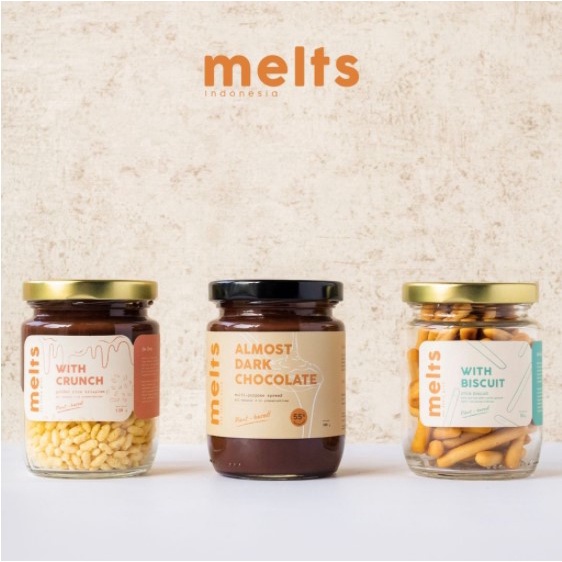 

Melts Starter Pack [Selai Coklat, Dairy Free, No Preservative, Plant Based, Hampers, Kado]