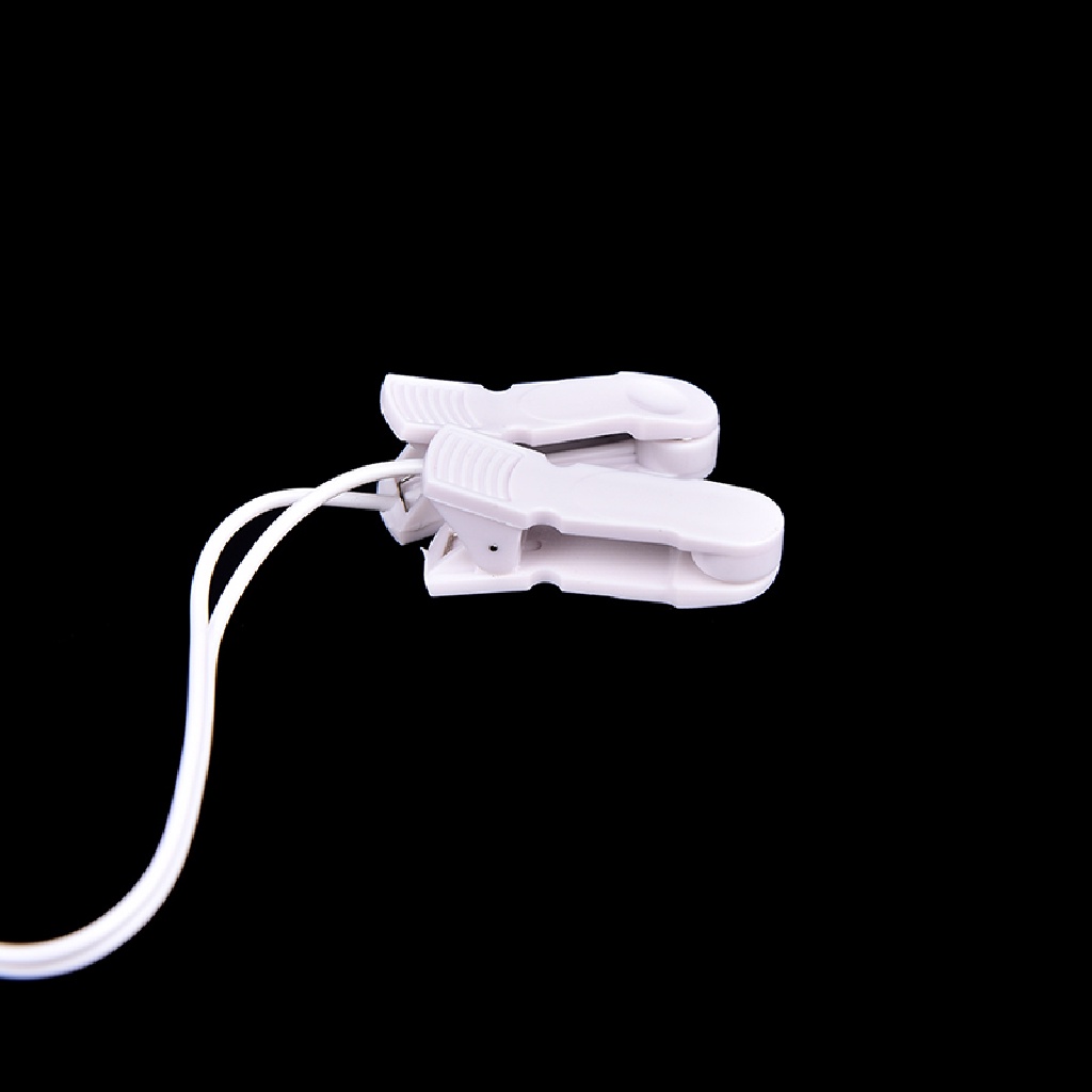 Kabel Elektroda Dengan 2 Klip Telinga 2.5mm Untuk Tens Terapi Pijat Bayi