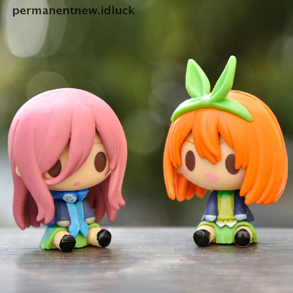 5pcs Mainan Action Figure Model Kartun Anime The Quintessential Quintuplets Untuk Hadiah