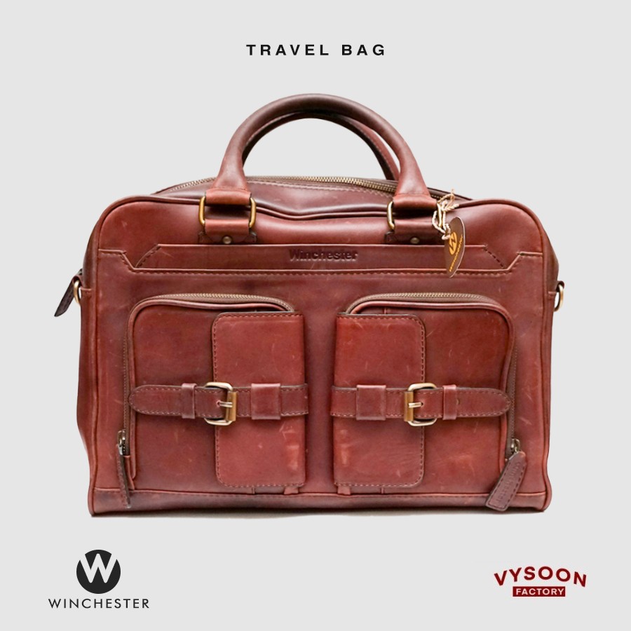 Tas Kulit Asli Premium Quality / Tas Besar / Tas Traveling / Tas Baju