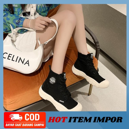 MB63-COD Termurah Sepatu Boots Fashion Wanita Ori Import HOT ITEM SW317