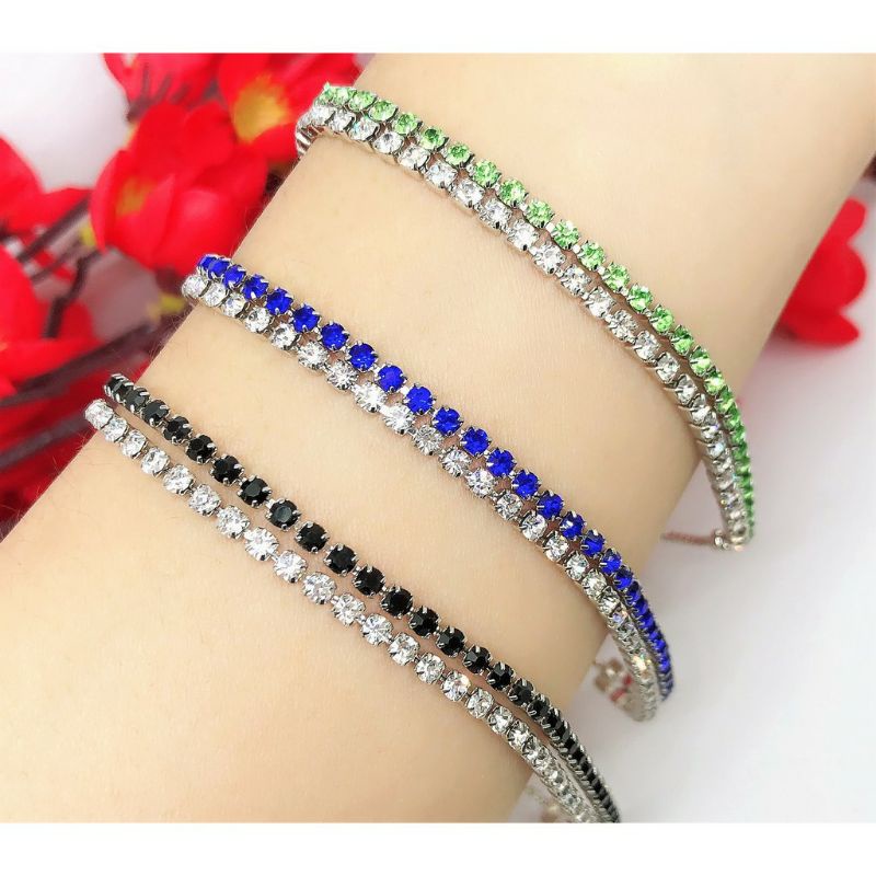 GG Gelang tangan Serut Diamond Adjustable