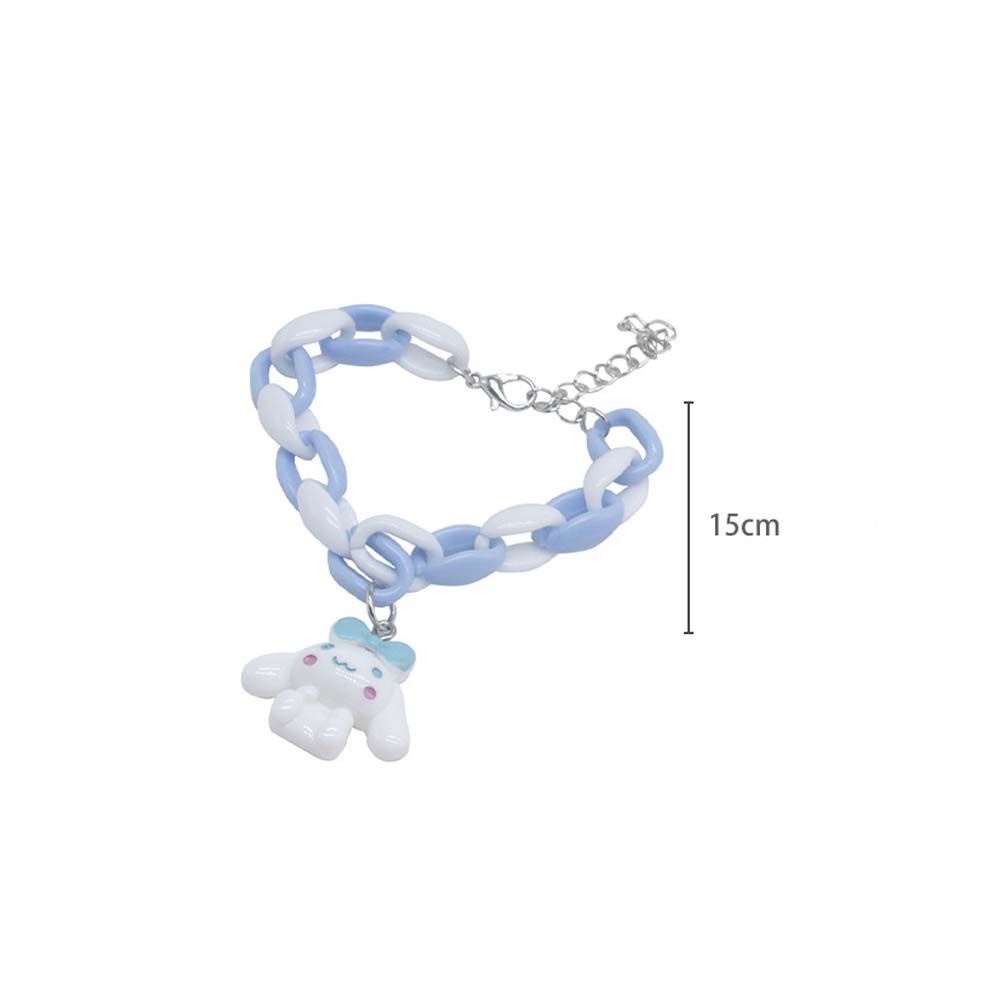 Needway  Sweet Best Friend Bracelets Cute Female Jewelry Cartoon Bracelet Couples Men Korean Girls Simple Big Ear Dog Acrylic/Multicolor