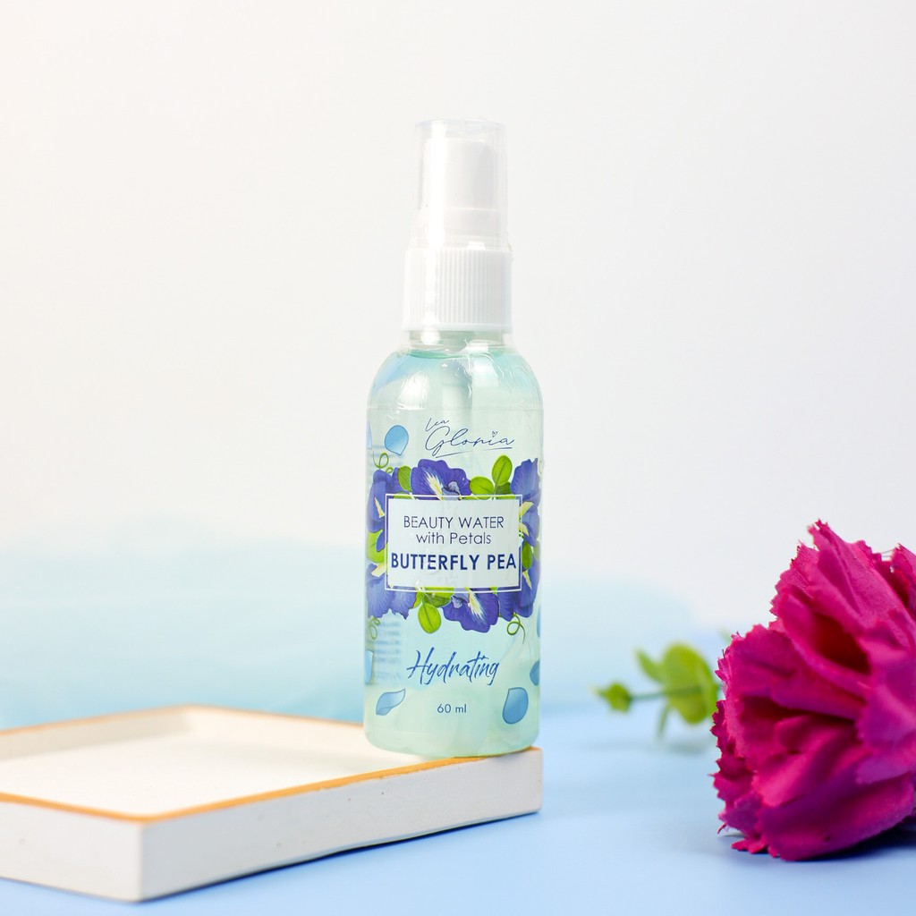 BEAUTY WATER WITH PETALS BY LEA GLORIA 60 ML FACE MIST BPOM