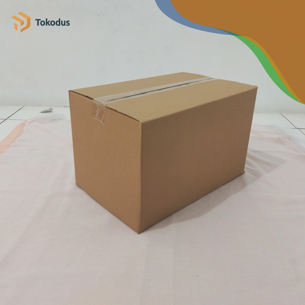 Kardus Packing Box Penyimpanan 40x26x25 cm Polos (Bisa Custom) - Tokodus Bandung