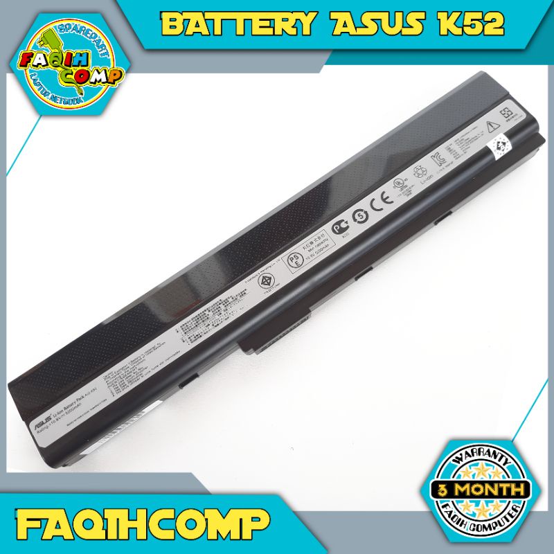 Baterai Batre Original Laptop Asus K42 K42F K42J K52 A42 A42E A42F A42J A42D A32-K52