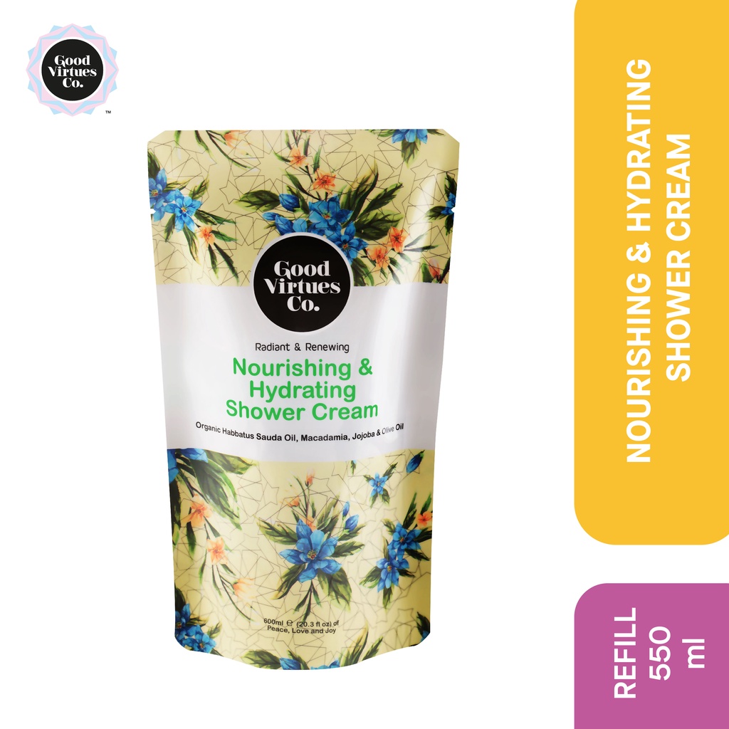 Jual Good Virtues Co.Nourishing & Hydrating Shower Cream Refill Sabun