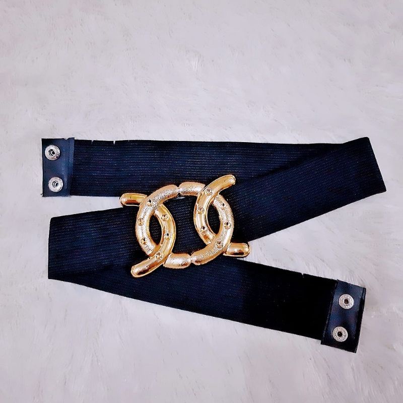 BELT V KARET MELAR STRETCH FASHION / IKAT PINGGANG FASHION WANITA