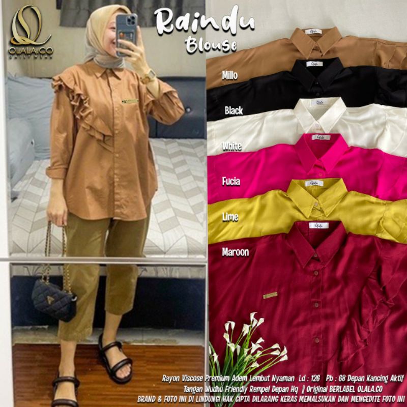 RAINDU BLOUSE ORI OLALA