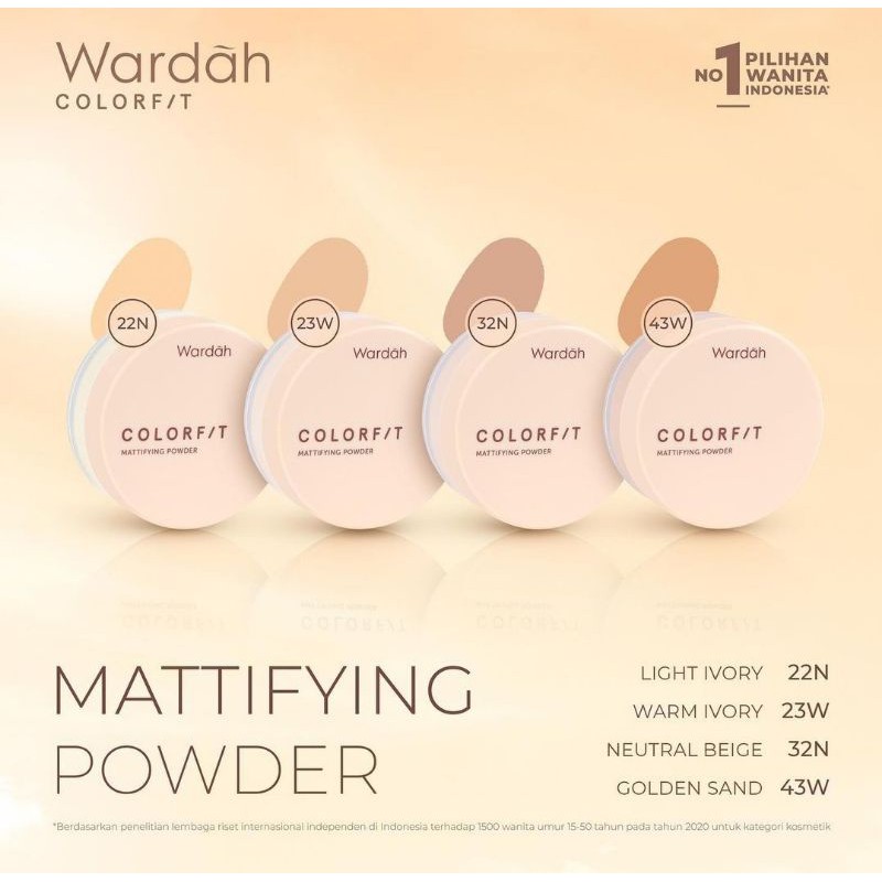 ❤ jselectiv ❤ WARDAH COLORFIT Mattifying Powder | Bedak Tabur WARDAH COLORFIT