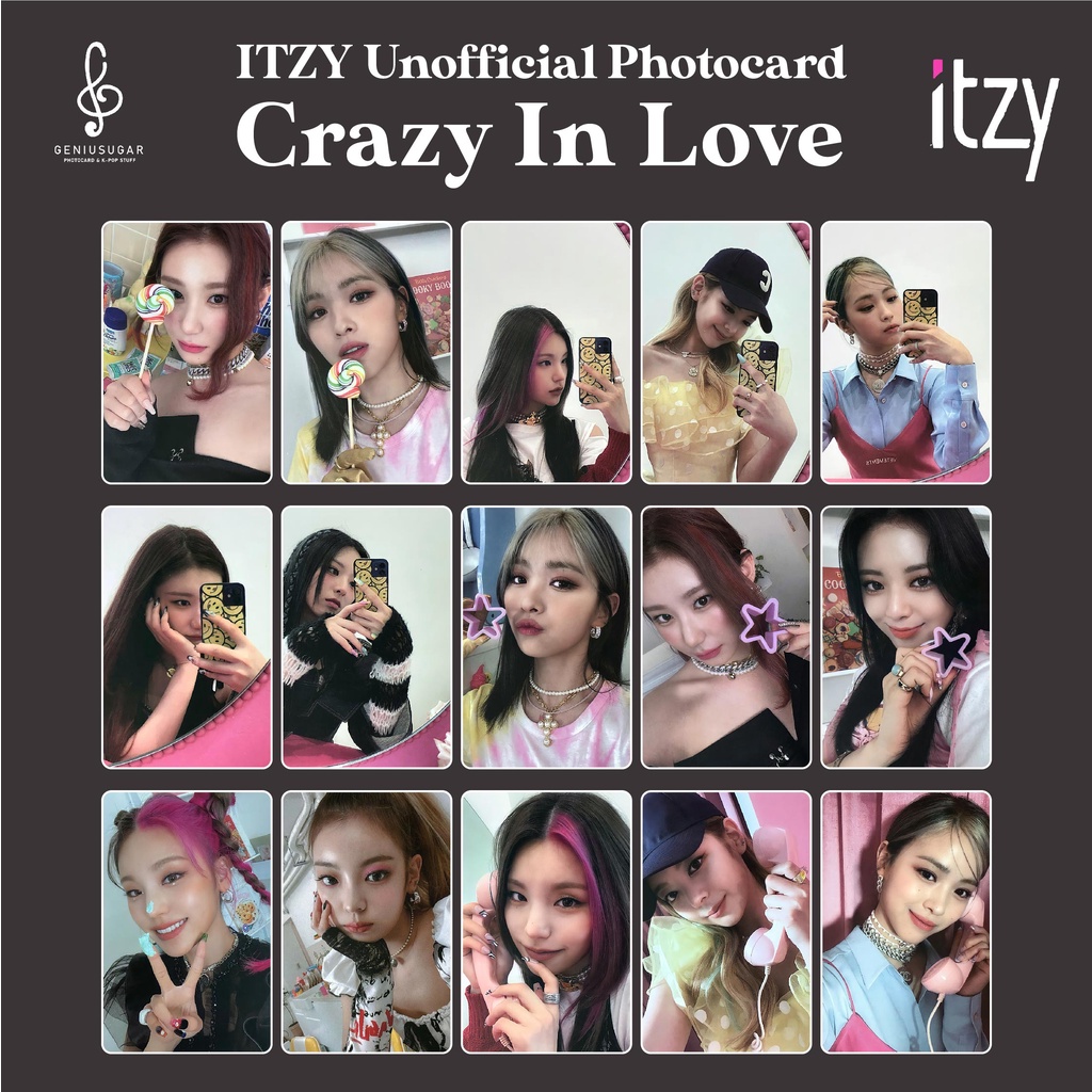 [ITZY] CRAZY IN LOVE UNOFFICIAL PHOTOCARD