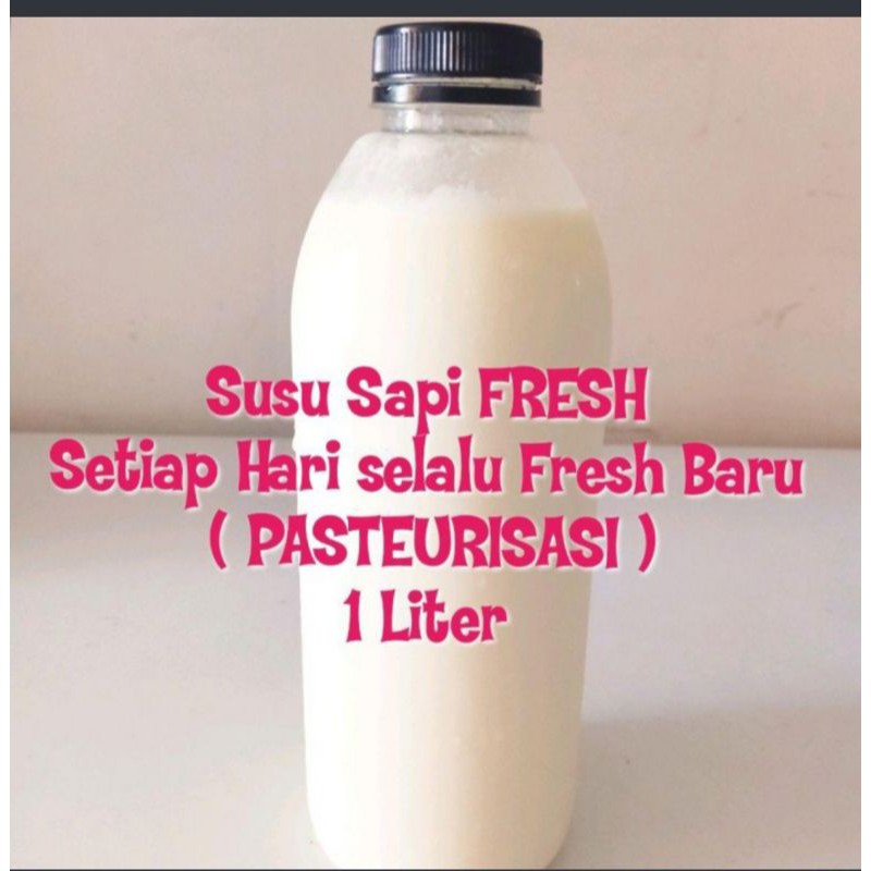 Jual Susu Sapi Segar Fresh Milk Pasteurisasi 1 liter Susu Sudah di