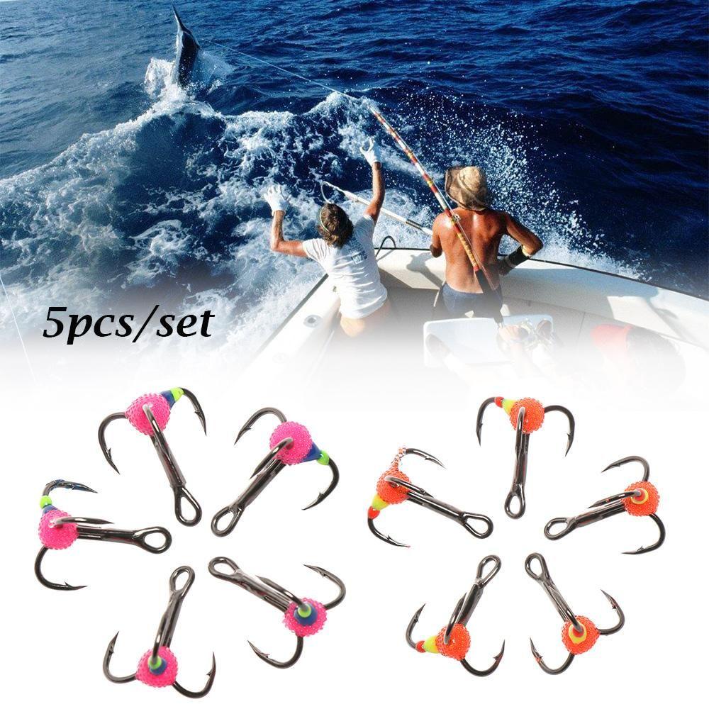 Atasan 5PCS 6pcs# 8# 10# &lt;Unk&gt;&lt;Unk&gt; Pancing Es Tahan Lama Musim Dingin6# 8# 10# Tackle Tools Alat Tackle Telur Ikan